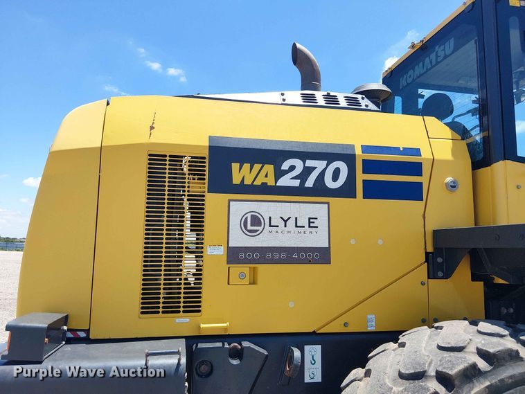 image for item YA3585 2021 Komatsu WA270-8 wheel loader