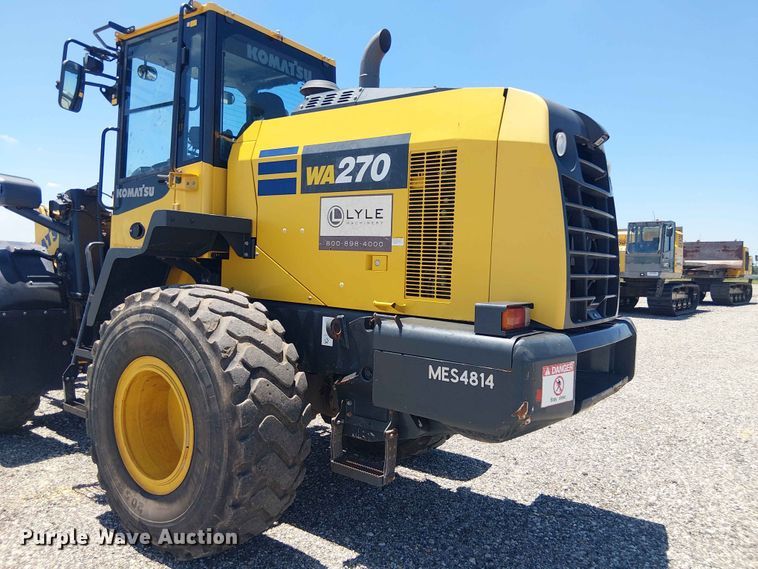 image for item YA3585 2021 Komatsu WA270-8 wheel loader