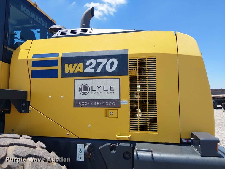 image for item YA3585 2021 Komatsu WA270-8 wheel loader