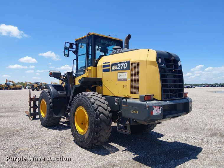 image for item YA3586 2020 Komatsu WA270-8 wheel loader