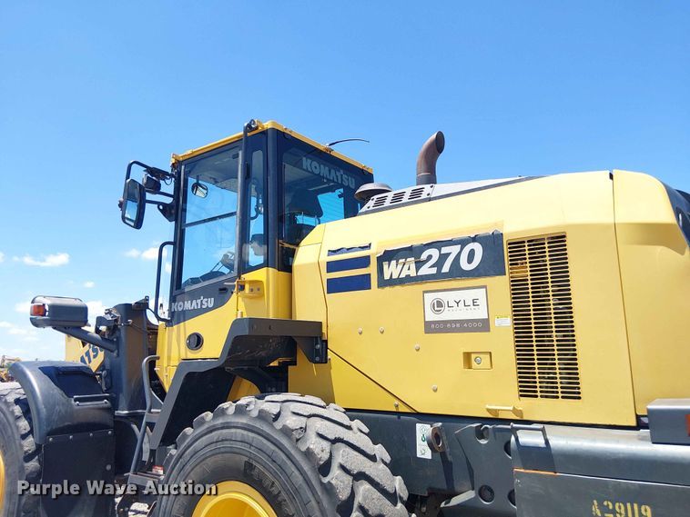image for item YA3586 2020 Komatsu WA270-8 wheel loader
