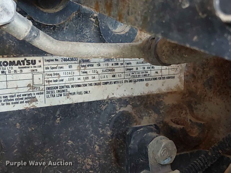 image for item YA3586 2020 Komatsu WA270-8 wheel loader