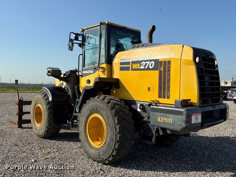 image for item YA3587 2020 Komatsu WA270 wheel loader