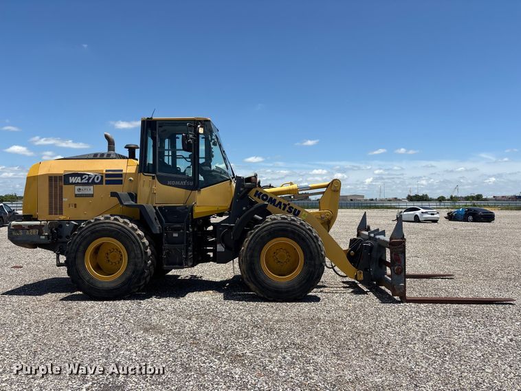 image for item YA3589 2019 Komatsu WA270-8 wheel loader