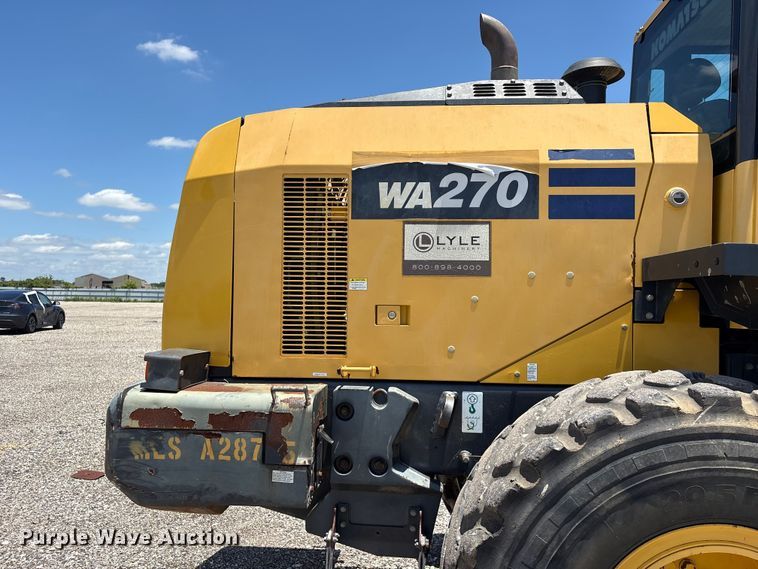 image for item YA3589 2019 Komatsu WA270-8 wheel loader