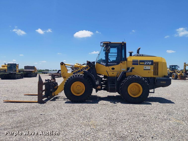 image for item YA3590 2021 Komatsu WA270-8 wheel loader