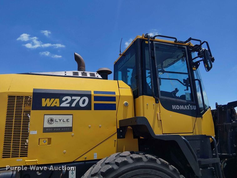 image for item YA3590 2021 Komatsu WA270-8 wheel loader