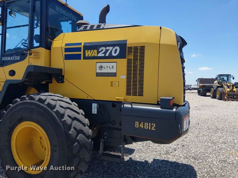 image for item YA3590 2021 Komatsu WA270-8 wheel loader