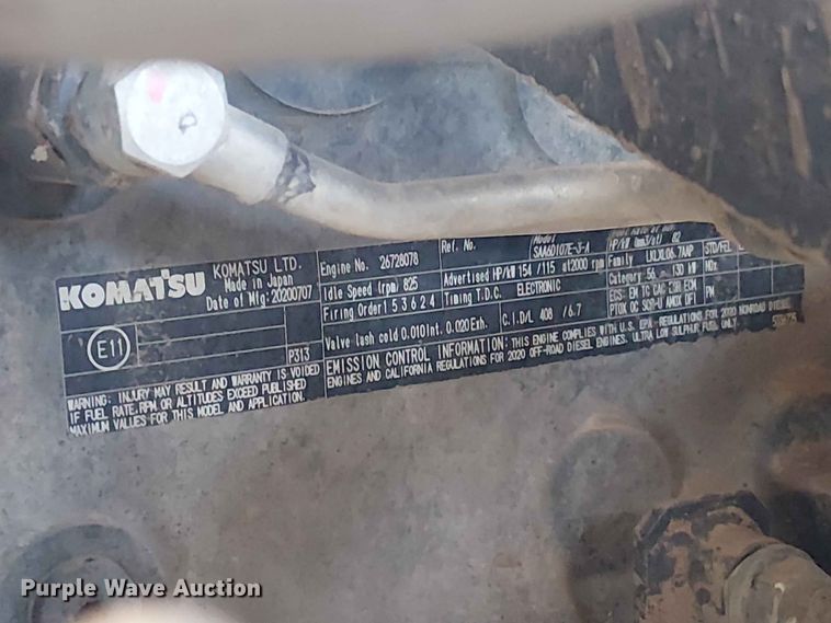 image for item YA3590 2021 Komatsu WA270-8 wheel loader