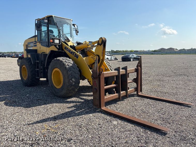 image for item YA3592 2019 Komatsu WA270 wheel loader