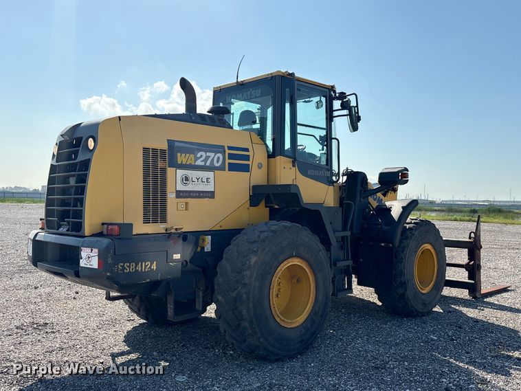 image for item YA3592 2019 Komatsu WA270 wheel loader
