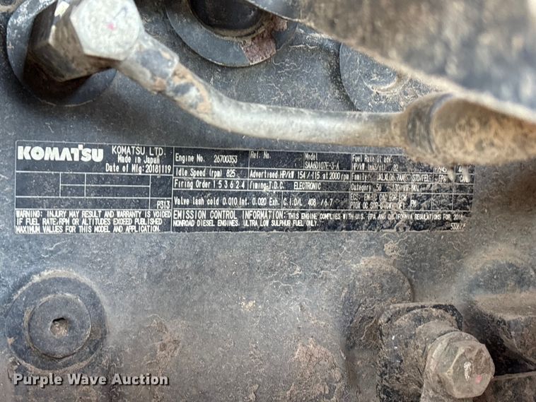 image for item YA3592 2019 Komatsu WA270 wheel loader