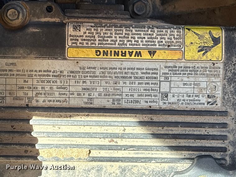 image for item YA3595 2020 Terramac RT14R track carrier