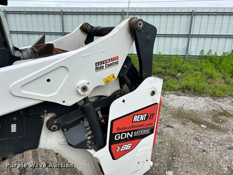 image for item YA3623 2023 Bobcat T86 tracked skid steer loader