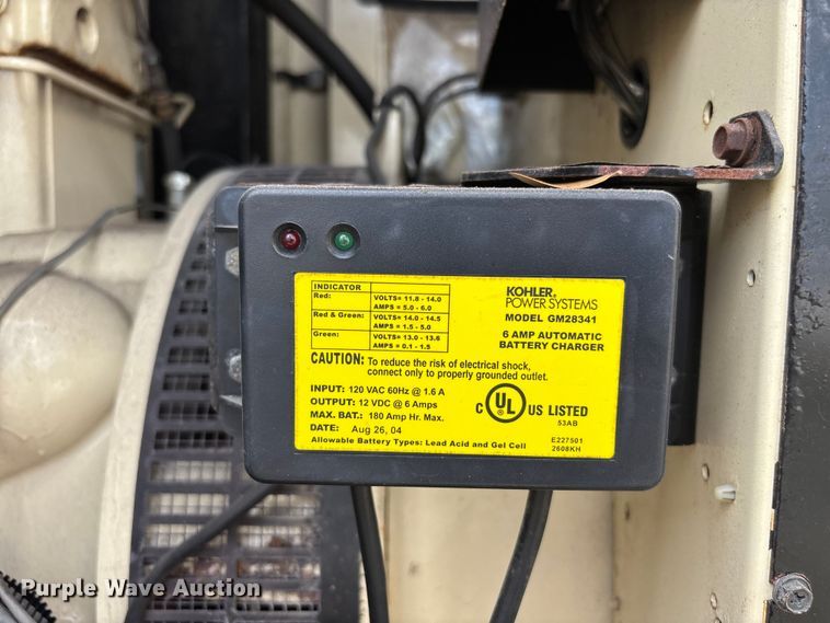 image for item YA3731 2005 Kohler 60RE0ZJB generator