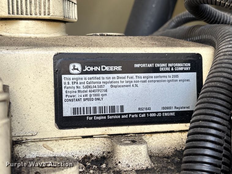 image for item YA3731 2005 Kohler 60RE0ZJB generator