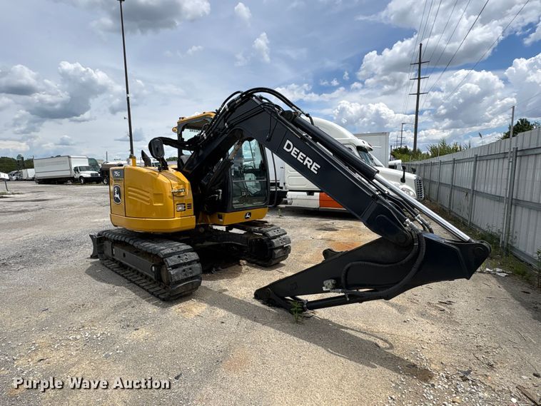 image for item YA3792 2020 John Deere 75G excavator