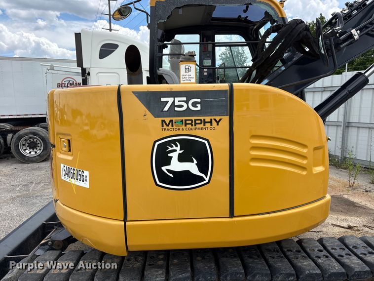 image for item YA3792 2020 John Deere 75G excavator