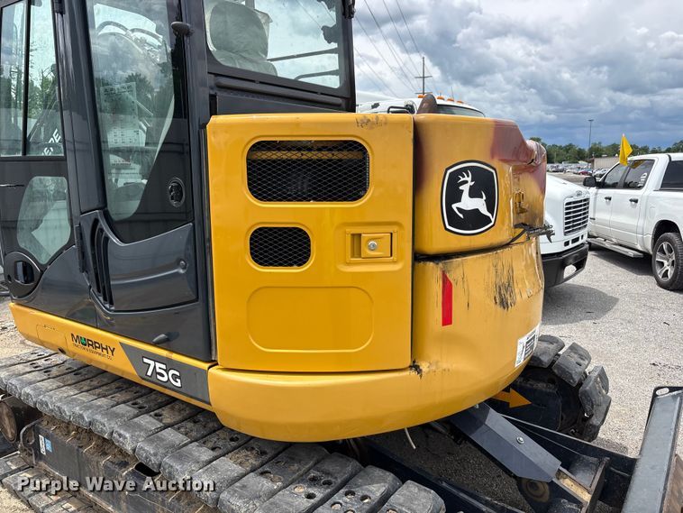 image for item YA3792 2020 John Deere 75G excavator