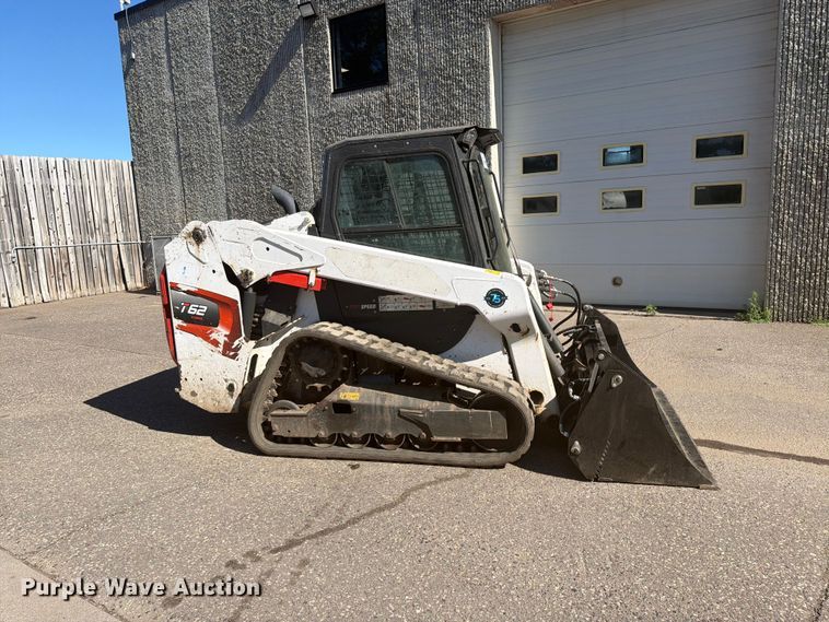 image for item YA3808 2022 Bobcat T62 tracked skid steer loader