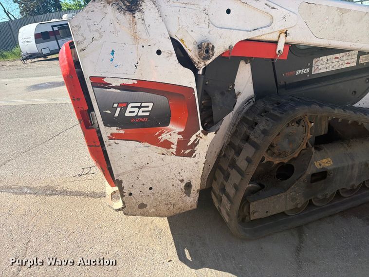 image for item YA3808 2022 Bobcat T62 tracked skid steer loader