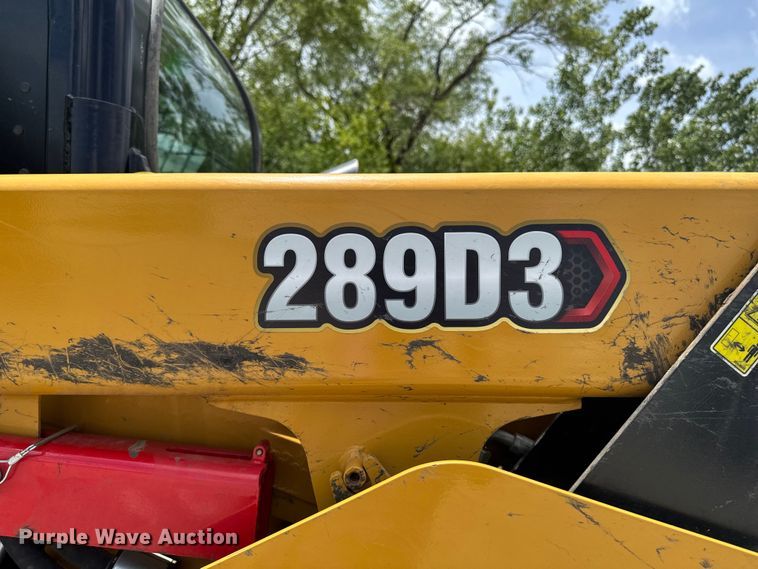 image for item YA3834 2023 Caterpillar 289D3 tracked skid steer loader