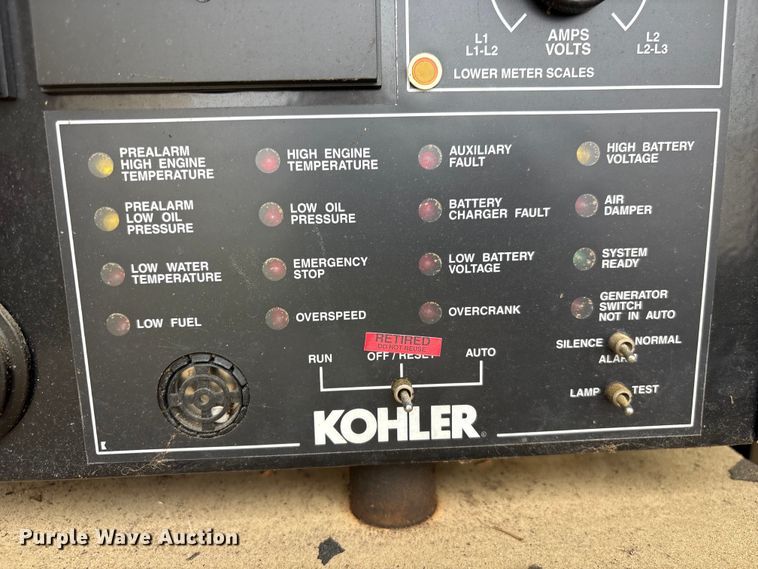 image for item YA3843 2006 Kohler 40RC/40RE0ZJBT generator