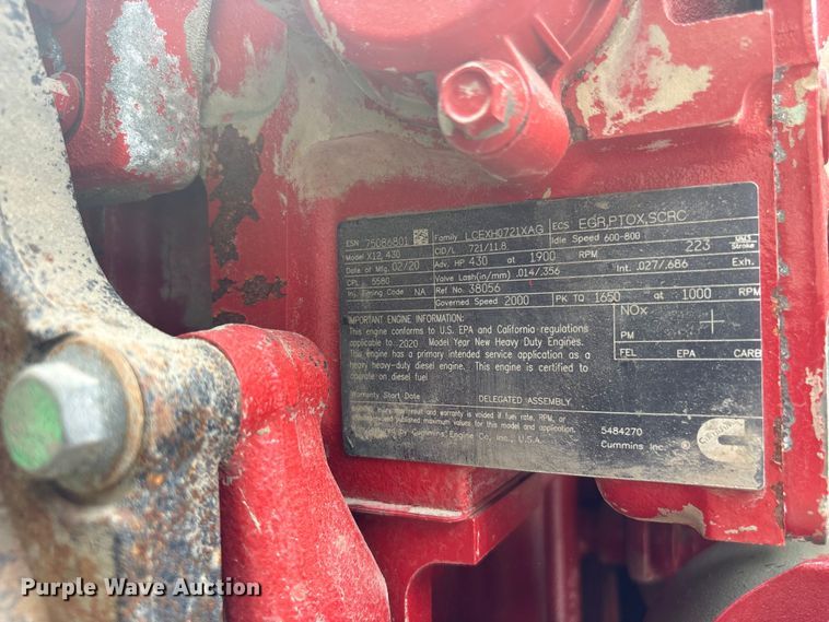 image for item YA3849 2020 Terex Advance FD4000 ready mix truck