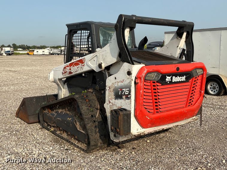 image for item YA4050 2021 Bobcat T76 tracked skid steer loader