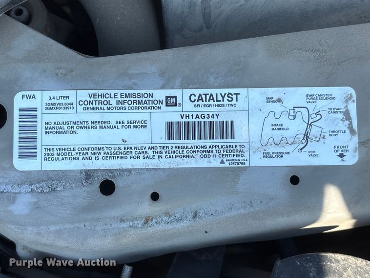 image for item DO5270 2003 Chevrolet Impala 
