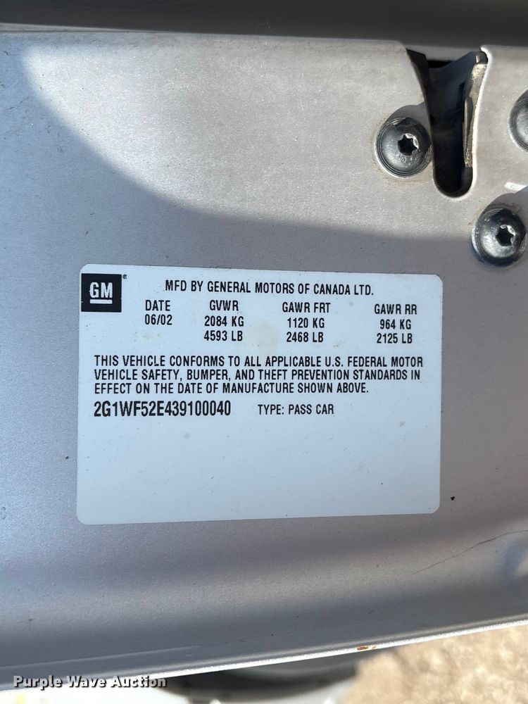 image for item DO5270 2003 Chevrolet Impala 