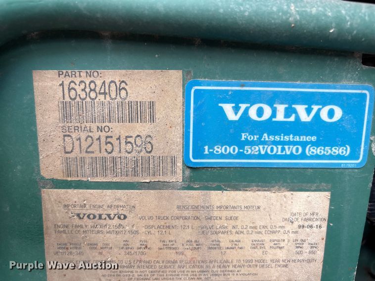 image for item DO5282 2000 Volvo WG dump truck