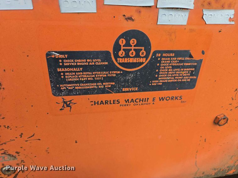 image for item DP8983 Charles Machine Works V30 trencher