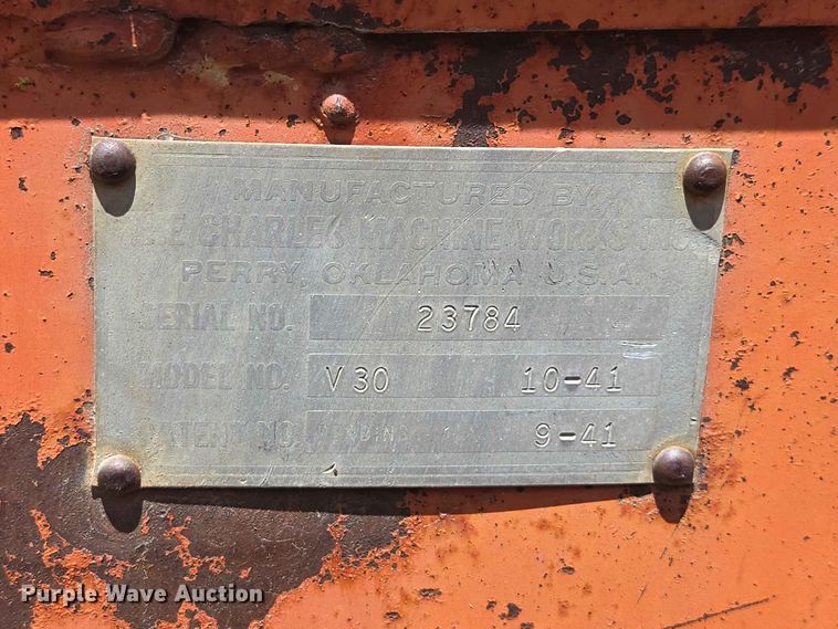 image for item DP8983 Charles Machine Works V30 trencher