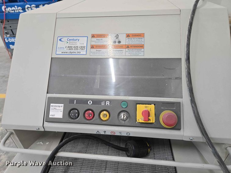 image for item DQ0003 Ideal 4107 paper shredder