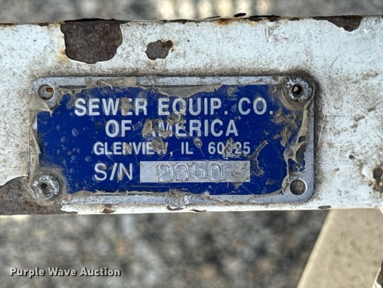 image for item DV2044 Sewer jetter trailer