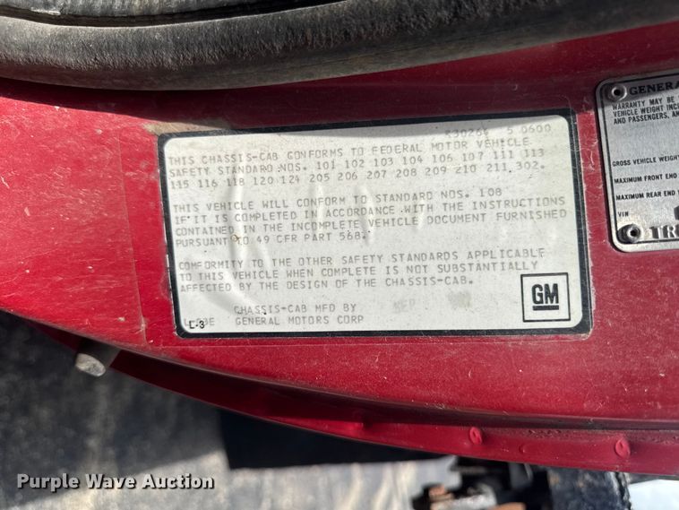 image for item DV2047 1983 Chevrolet C70 dump truck