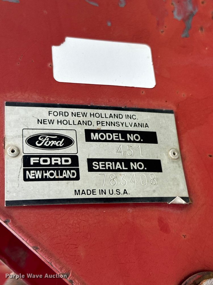 image for item DY2971 Ford 451 sickle mower
