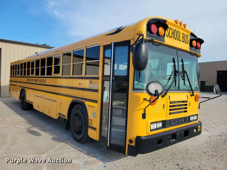image for item DZ6658 2013 Bluebird school bus