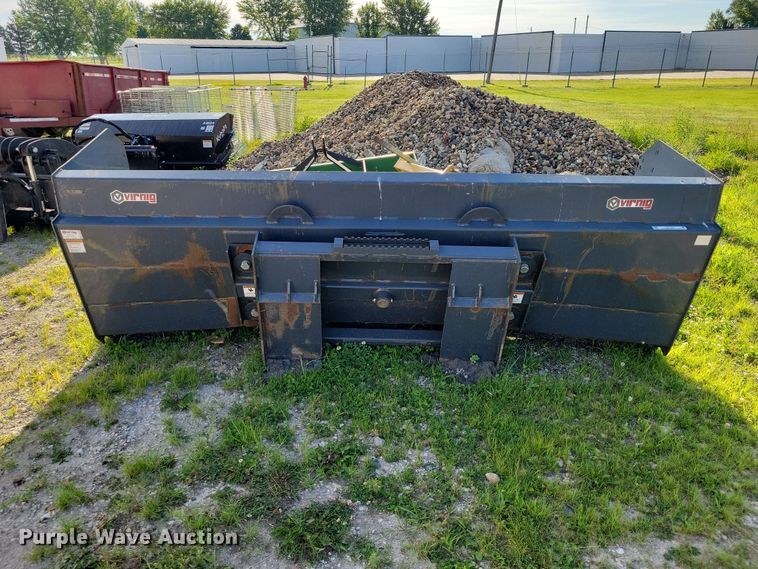image for item DZ7344 Virnig skid steer snow pusher