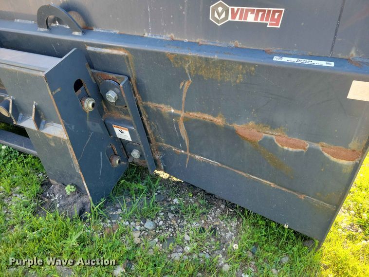 image for item DZ7344 Virnig skid steer snow pusher