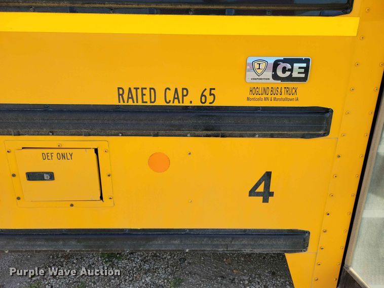 image for item DZ7345 2016 IC PB10500 school bus