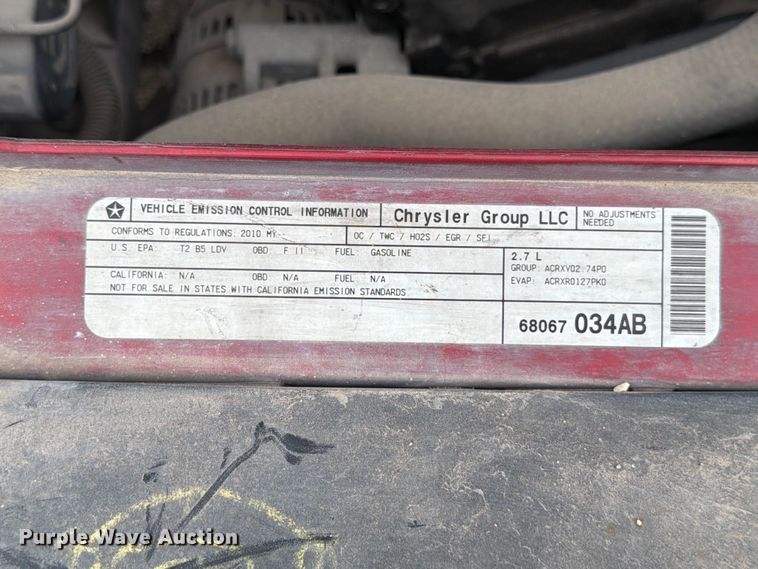image for item ED5829 2010 Chrysler 300 