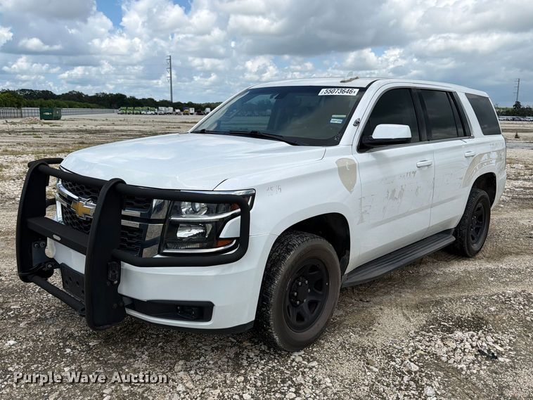 image for item ED5831 2015 Chevrolet Tahoe Police SUV