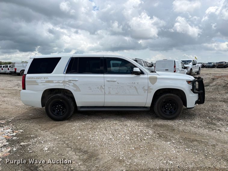 image for item ED5831 2015 Chevrolet Tahoe Police SUV