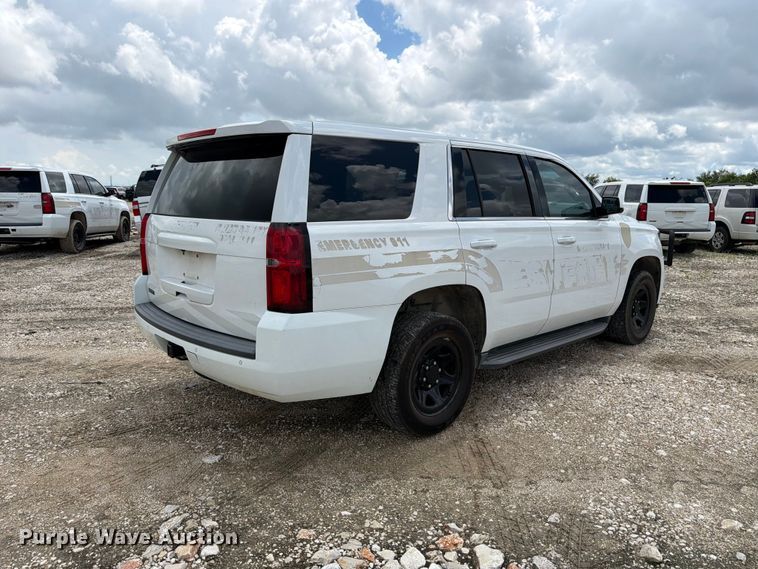image for item ED5831 2015 Chevrolet Tahoe Police SUV