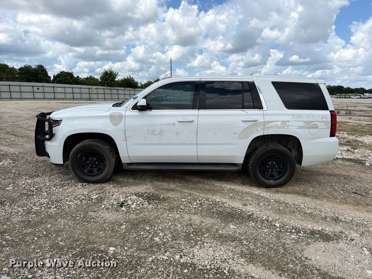 image for item ED5831 2015 Chevrolet Tahoe Police SUV