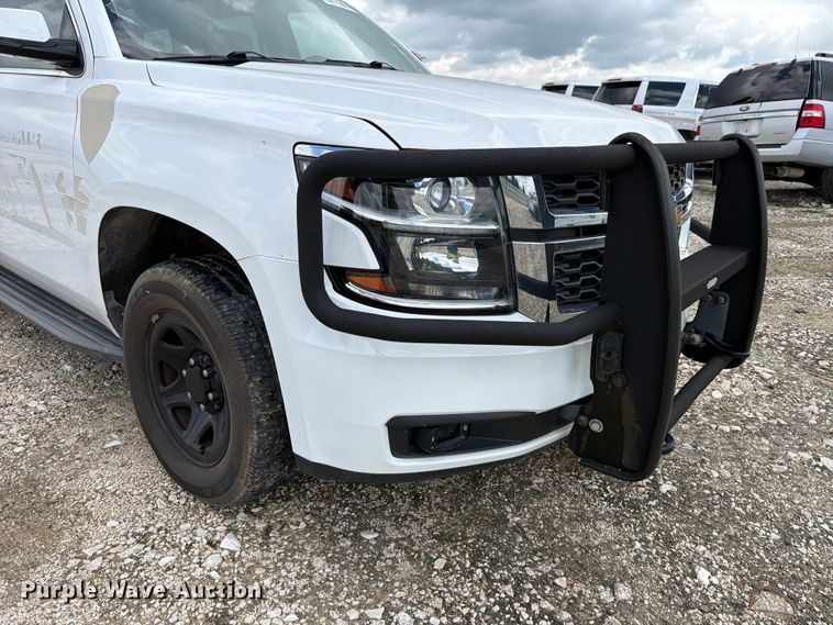 image for item ED5831 2015 Chevrolet Tahoe Police SUV