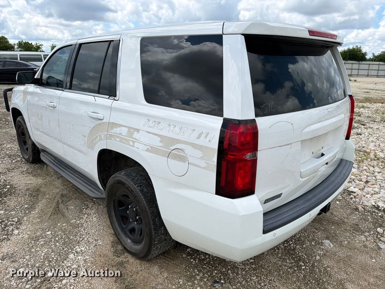 image for item ED5831 2015 Chevrolet Tahoe Police SUV
