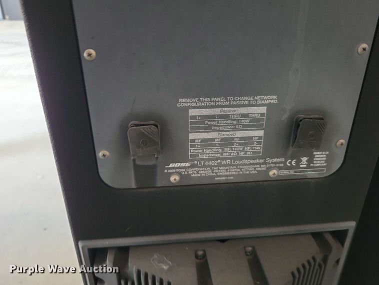 image for item EE1088 (4) Bose speakers